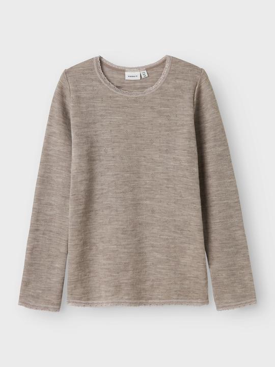 Actual product image Name it Merino wool top with long sleeves (122)