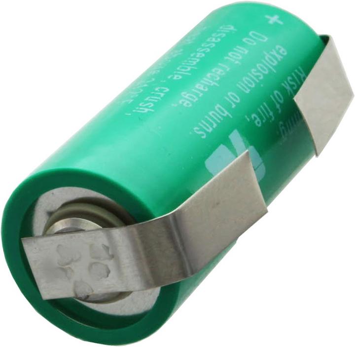 Actual product image Varta Batterie CR2/3AA, 6237 mit Lötfahne U-Form, 6237301301 (1 pcs., 2/3 AA, 1350 mAh)