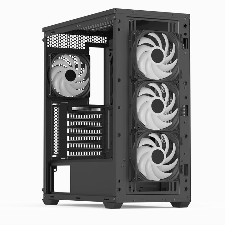 Immagine prodotto AeroCool D501A-G-BK-v2 (ATX, Mini-ITX, mATX)