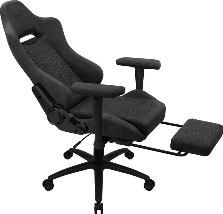 Actual product image AeroCool Royal AeroSuede Universal Gaming Chair Padded Seat Grey