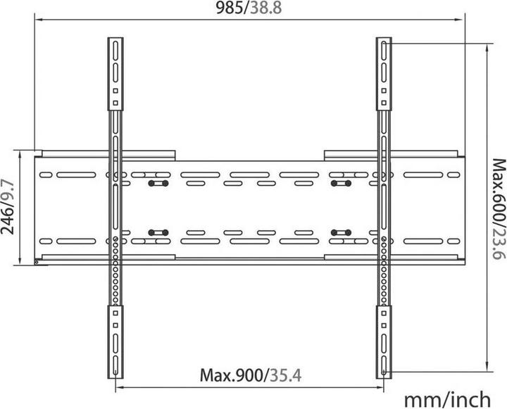 Actual product image myWall HP32 (Wall, 100", 100 kg)