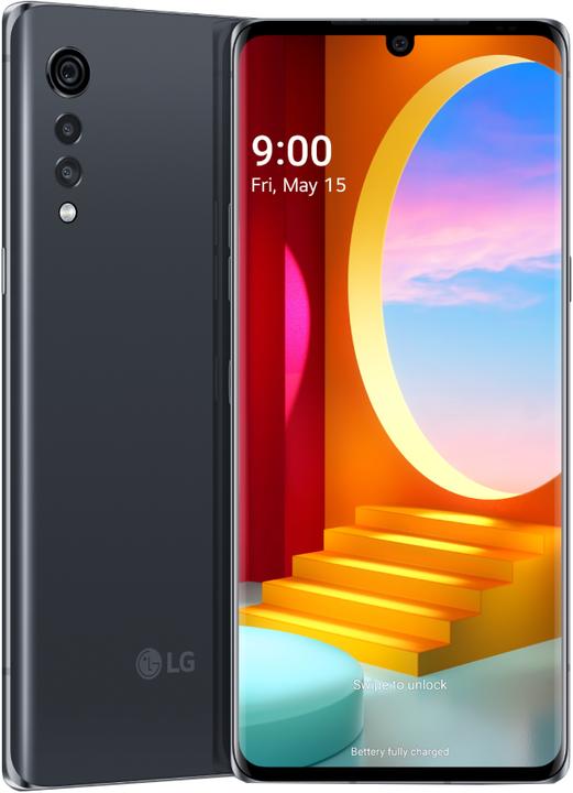 LG Velvet (128 Go, Gris, 6.80", SIM simple, 48 Mpx, 5G)