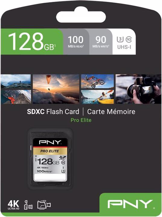Immagine prodotto PNY Pro Elite (128 GB, SDXC, U3, UHS-I)