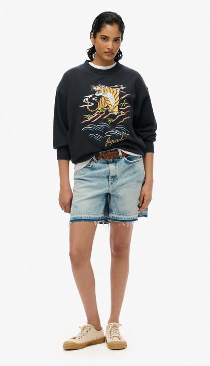 Actual product image Superdry Suika Embroidered Loose Crew (16)