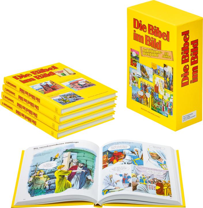 Produktbild Comic-Reihe „Die Bibel im Bild“. 50 Jahre-Jubiläumsausgabe. Kinderbuch-Klassiker ab 8 Jahren mit (Deutsch, Andr le Blanc, 2024)
