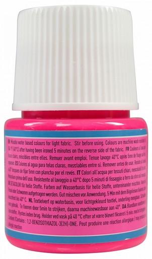 Actual product image Pebeo Setacolor Light Fabrics (Neon pink, 45 ml)