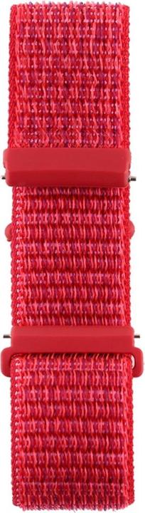 Produktbild Cover-Discount Fitbit Versa - Nylon Armband mit Klettverschluss rot (Nylon)