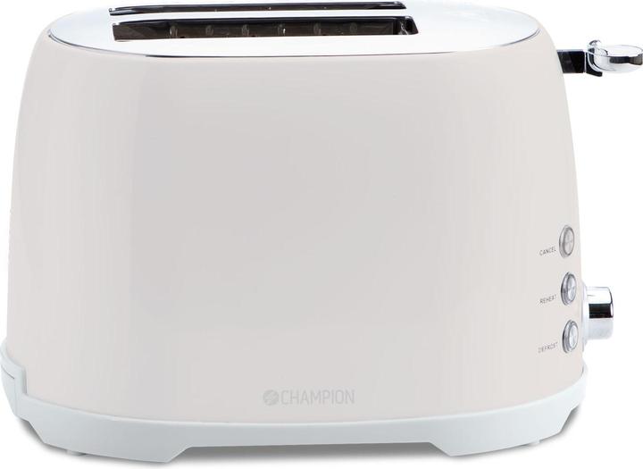 Champion Toaster 2 slices 800W BR610 Cream white series