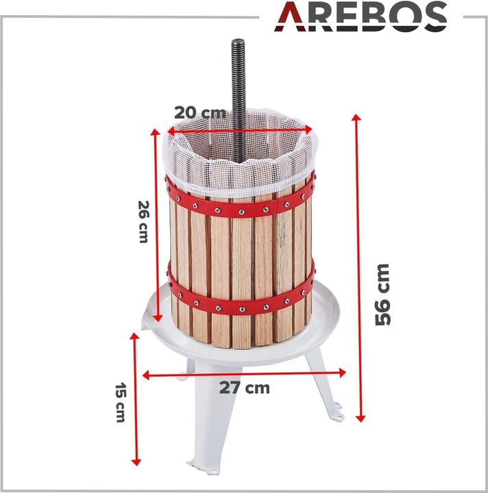 Produktbild Arebos Obstpresse