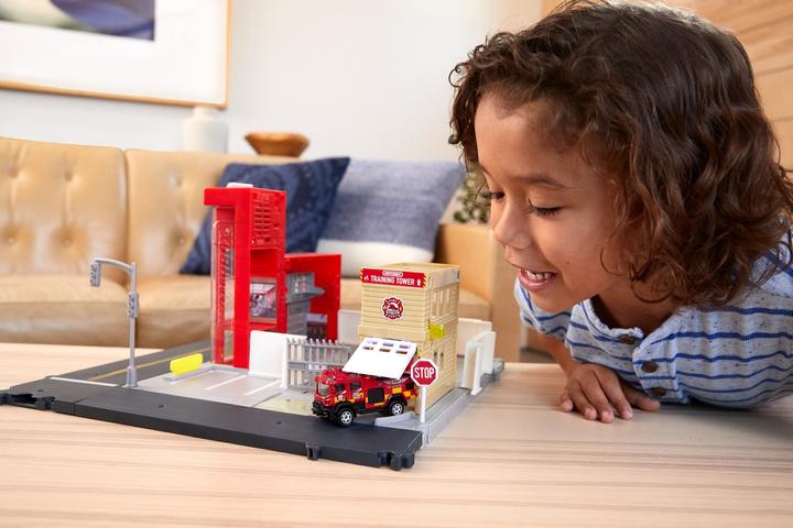 Actual product image Matchbox Fire station playset