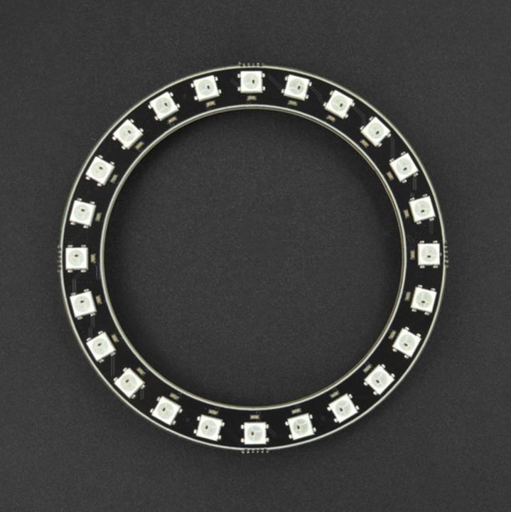 Actual product image DFRobot Neopixel Ring 24x WS2812 RGB LED
