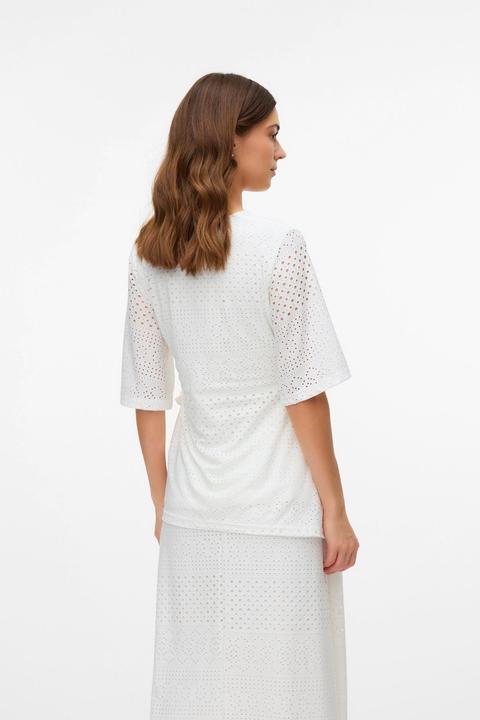 Produktbild Mamalicious Normal geschnitten V-Ausschnitt Top Bluse (L)
