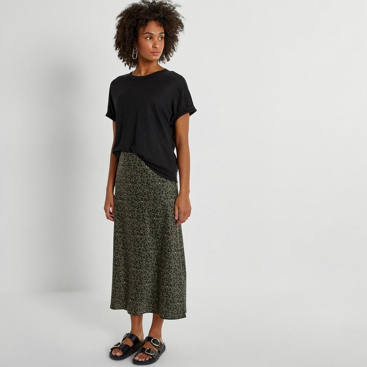 Immagine prodotto La Redoute Collections T-shirt in lino con scollo rotondo (M)
