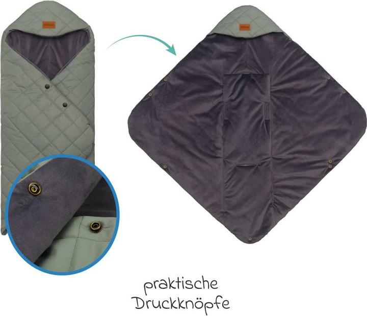 Actual product image Fillikid Fusssäcke für Babyschalen & Babywannen Einschlagdecke Palü für Babyschalen und Babywannen