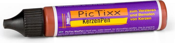 Image du produit Kreul PicTixx KerryPen, Stylo de peinture pour bougies, 29 ml (Marron, 29 ml)