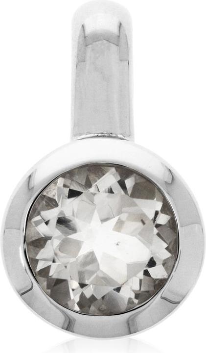 Xen Pendant with 7 mm white topaz approx. 1.75 ct. (925 Sterling silver)