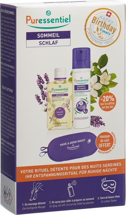 Puressentiel Schlaf Box Schlafspray + Massageöl (2-teilig) (1 Stück, 369 g)