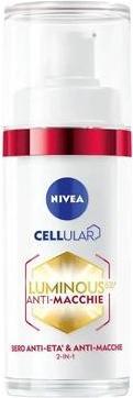 Immagine prodotto NIVEA Cellular Luminous630 Siero Anti-Età 30ml - Siero Viso all'Acido Ialuronico potenziatore di (30 ml)