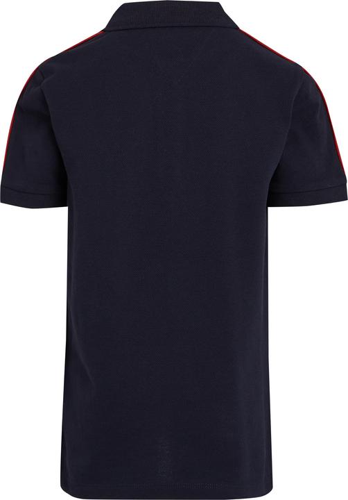 Actual product image Tommy Hilfiger Kids Monotype Tape Polo - Boys - Blauw - 14 jaar