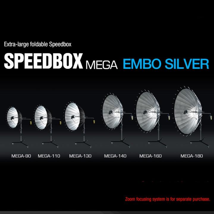 Actual product image SMDV Speedbox Mega 90 Deep Softbox 90cm Zilver Bowens Mount