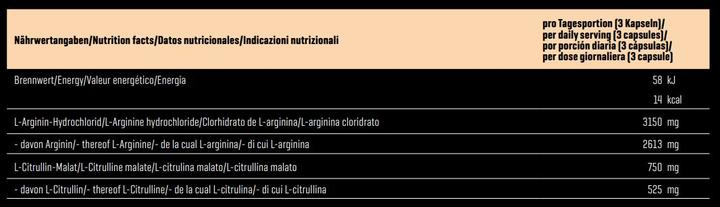 Immagine prodotto Body Attack Arginina Shock (80 Caps) (80 Pezzo/i, Pillole)