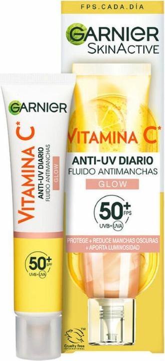 Garnier Skinactive Vitamina C Fluido Antimanchas Spf50 Glow 40ml (40 ml, SPF 50)