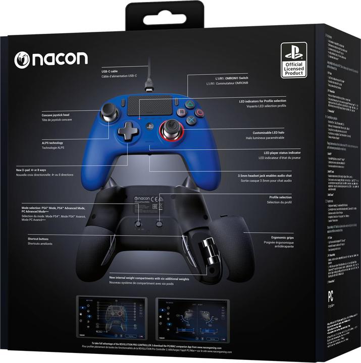 Produktbild Nacon Gaming Revolution Pro Controller 3 Camouflage USB 3.2 Gen 1 (3.1 Gen 1) Gamepad PC, PlayStation 4 (PS4, PC)