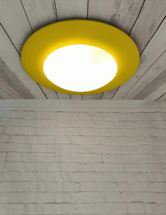 Image du produit Niermann Stand By Niermann Saturn Plafonnier E27 Jaune Made in Germany