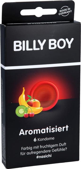 Actual product image Billyboy Billy Boy "Flavoured" 6 fruity condoms for delicious oral sex (6 pcs.)
