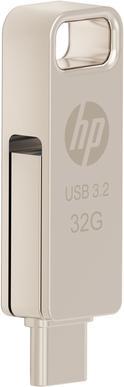 Actual product image HP 32GB x206c OTG Type-C Metal Flash Drive (32 GB, USB-A, USB-C)