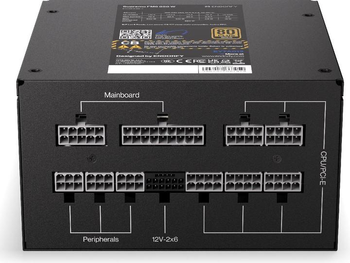 Produktbild Endorfy PSU Supremo FM6 80+ Gold 850 W (850 W)