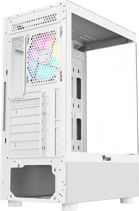 Actual product image Itek Boitier Moyen Tour ATX Showbui 33 RGB avec panneaux vitrés (Blanc) (ATX, mATX, Mini-ITX)