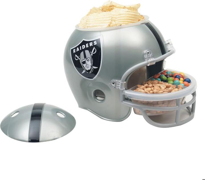 Actual product image NFL Las Vegas Raiders Snack Helmet