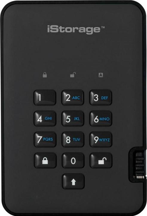 Produktbild iStorage diskAshur² - Festplatte - verschlüsselt - 5 TB - extern (tragbar) (5 TB)