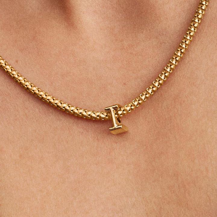 Image du produit Pandora Alphabet-Mini-Charm: Ihre Persönliche Botschaft (Métal, Plaqué or)