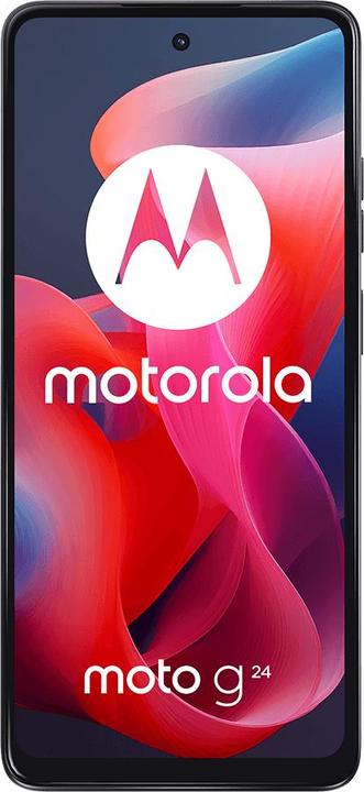 Actual product image Motorola MOTO G24 4+128GB DS 4G MATTE CHARCOAL OEM (128 GB, Charcoal Mat, 6.56", Dual SIM, 50 Mpx, 4G)