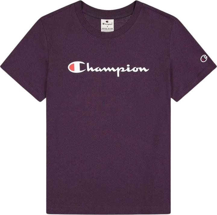 Champion Koszulka damska SS Tee fioletowa 117534 VS503 L (L)