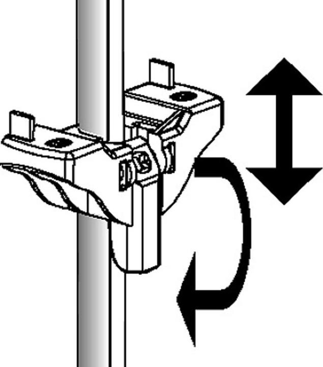 Kesseböhmer Revo swivel shelf support (1 pcs.)