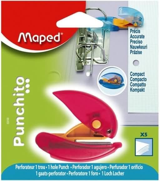 Produktbild Maped Locher Punchito 1 Loch für 5 Blatt Blisterverpackung