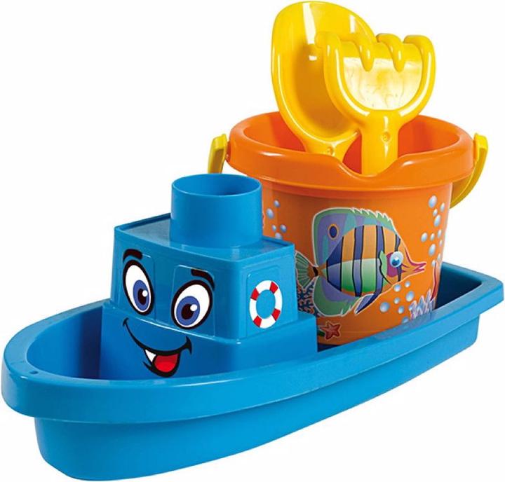 Androni Boot mit Sandeimer-Set
