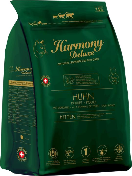 Image du produit Harmony Cat Deluxe nourriture semi-humide pour chats Kitten poulet (Junior, 300 g)