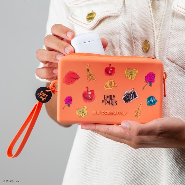 Image du produit Caseme Pochette de poignet en silicone sur le thème d'Emily à Paris