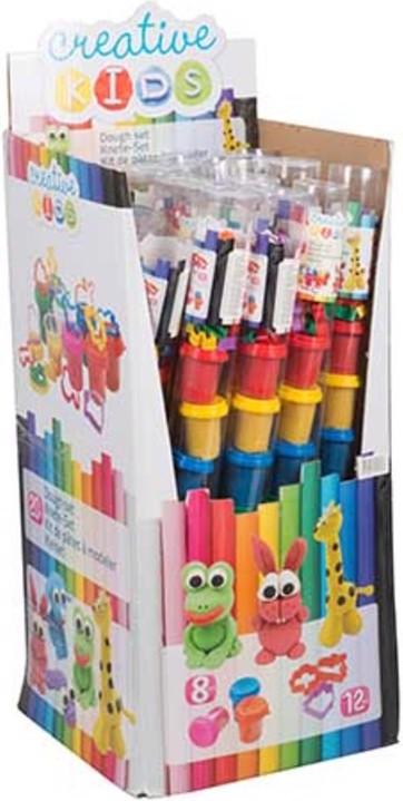 Produktbild Creative kids Knetset 8 Stk. + 12 Ausstecher