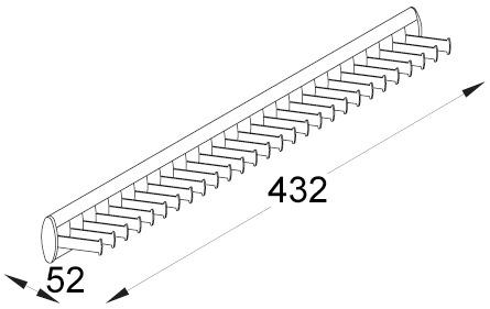 Produktbild Servetto Krawattenhalter SELF SYSTEM