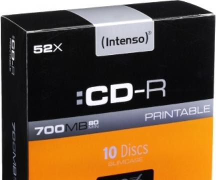 Image du produit Intenso CD-R 700MB/80min (10 x)