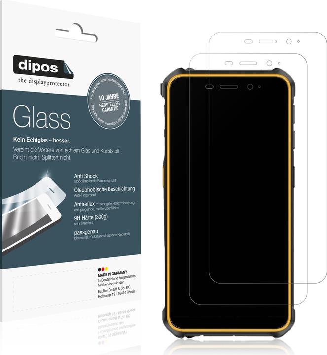 Immagine prodotto Dipos Anti-Shock Pellicola Protettiva opaco (1 Pezzo/i, Ulefone Armor X12 Pro)