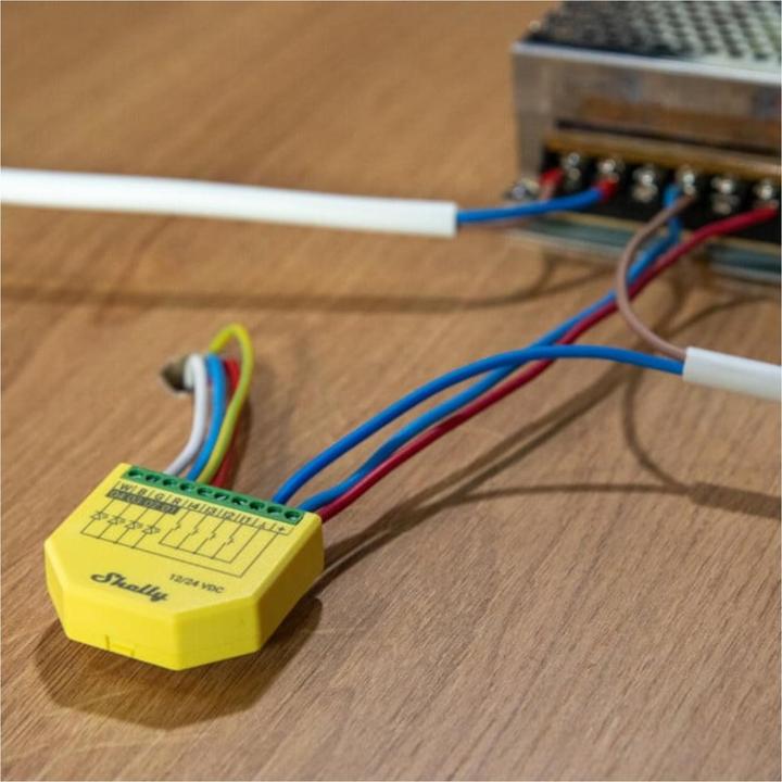 Actual product image Shelly Plus RGBW PM (Dimming actuator)