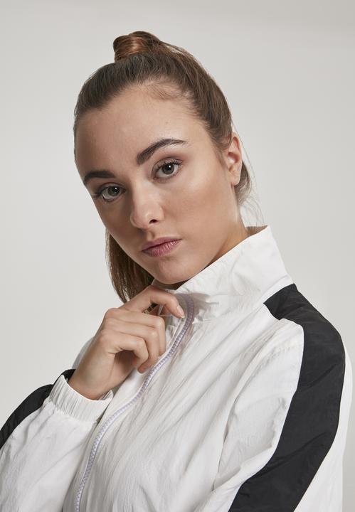 Produktbild Urban Classics Ladies Short Striped Crinkle Track Jacket (XL)