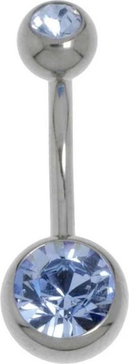Produktbild Bijouteria Bauchpiercing (Titan, Kristall)