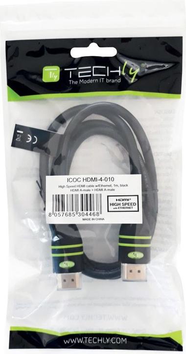 Produktbild Techly HDMI (Typ A) — HDMI (Typ A) (5 m, HDMI)